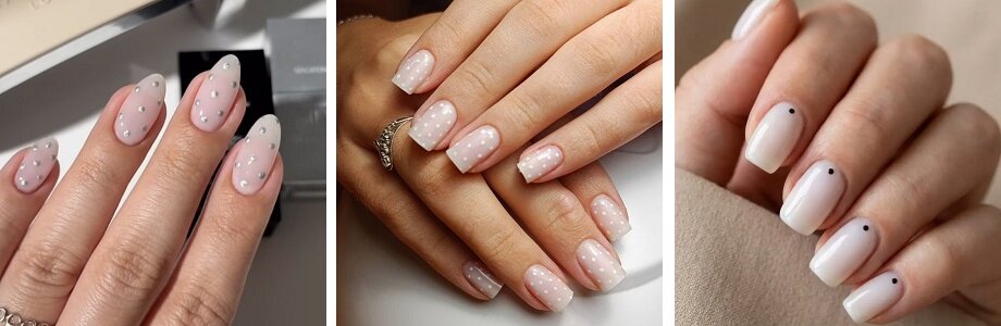Melkachtige manicure