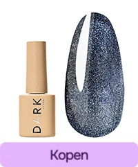 DARK Cat Eye 20 turquoise-blauwe hybride nagellak 6 ml