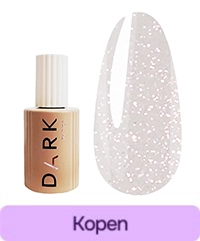 DARK PRO Base 61 transluzente rosa-milchige Base with Schimmer, 15 ml