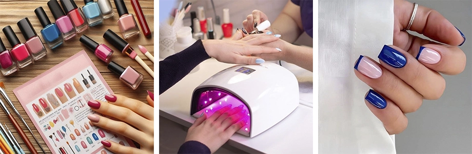 materialen voor zomermanicure