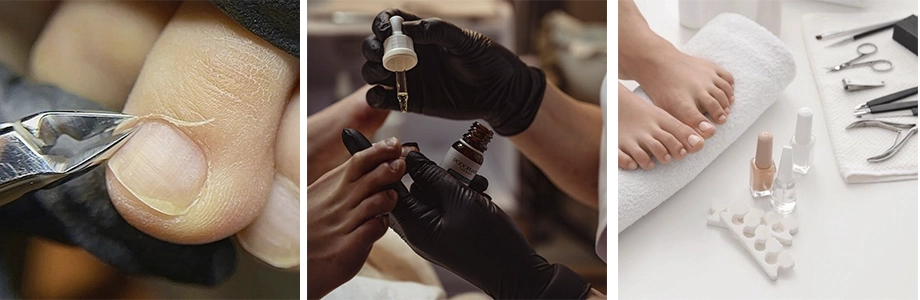 materialen voor zomerpedicure