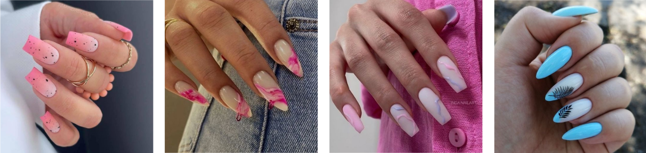 gellak voor een zomermanicure