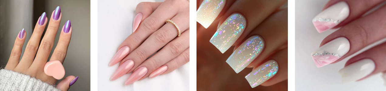 gellak voor de zomer met shimmer